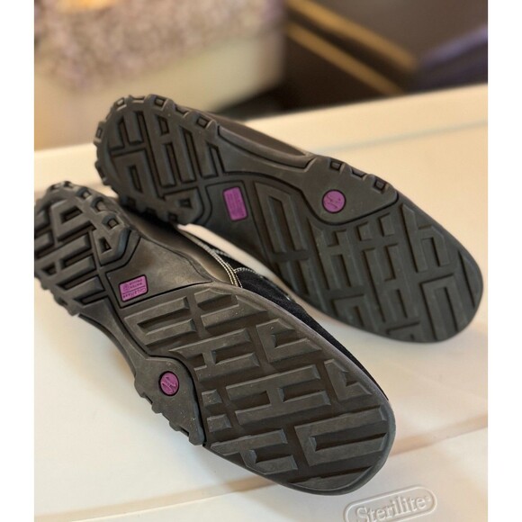 Cole Haan Women's Black Suede Slip On Mules Shearling Lining Sz. 8B Warm Cozy - Picture 12 of 12